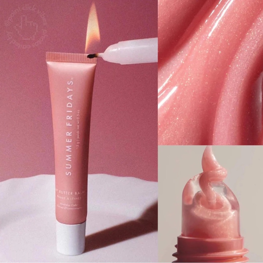 LIMITED EDITION SUMMER FRIDAYS LIP BUTTER BALM BIRTHDAY CAKE 🎂